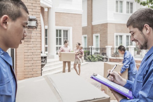 Moving team helping with a home relocation in Hammersmith