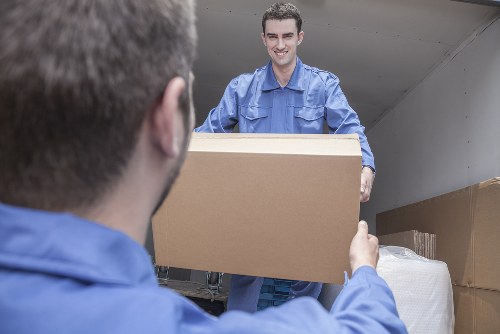 Removal team preparing a residential move in Hammersmith