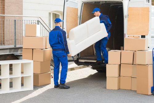 Professional office removals team supporting a business move in Hammersmith