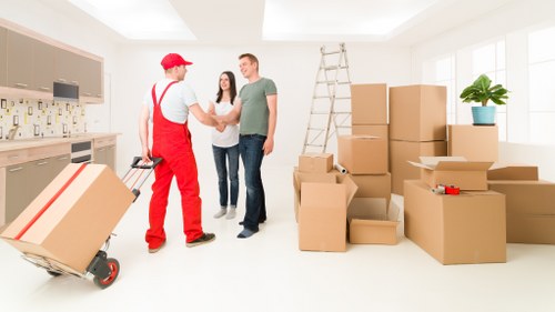 Careful packing and transport for student belongings in West London