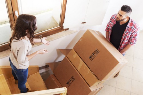 Office relocation using a removal van in Hammersmith