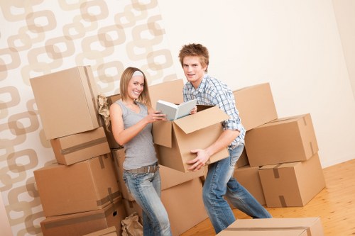 Family preparing for a home move in Hammersmith