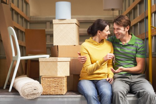 Commercial van service supporting an office or business move in Hammersmith